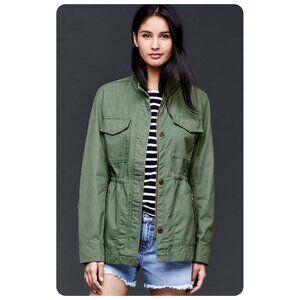 NWT Gap Cool Olive Green Utility Jacket sz xs